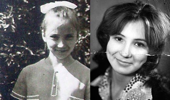 Алла Агеева в детстве и юности