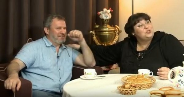 Анастасия Заволокина с мужем