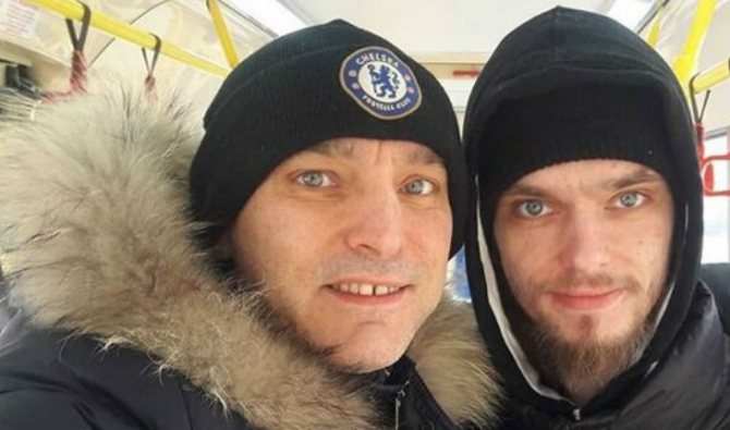 Андрей Державин с сыном Владиславом