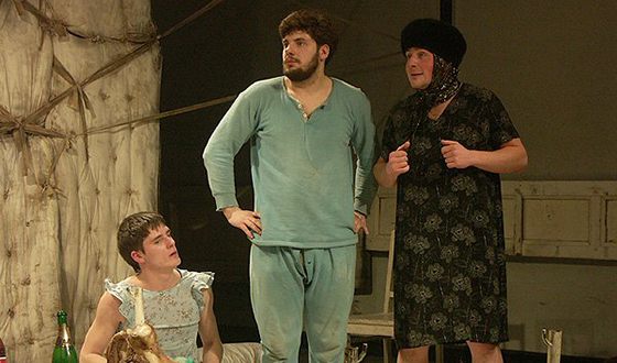 Антон Васильев на сцене театра