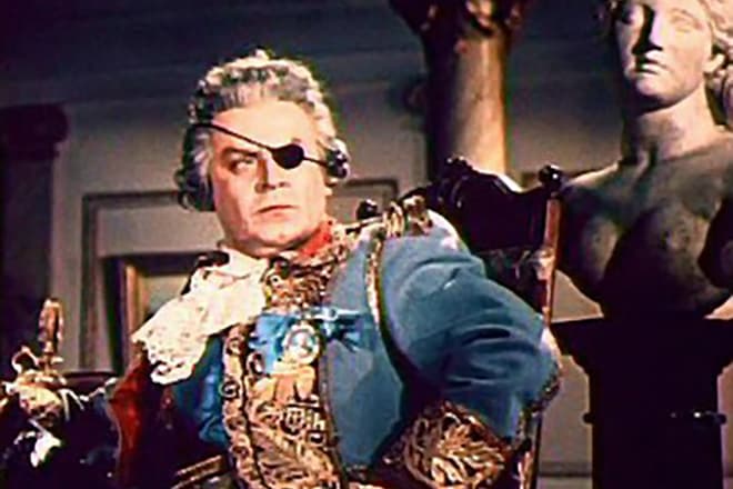 Борис Ливанов в фильме «Адмирал Ушаков»