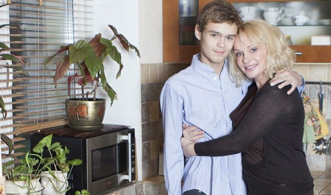 Ирина Цывина с сыном