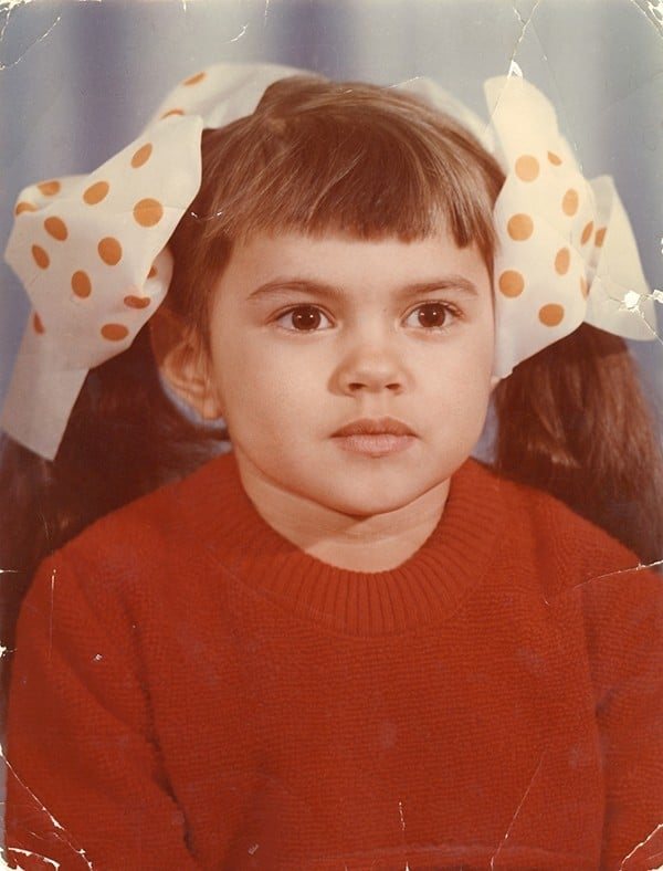 Ирина Глазко в детстве
