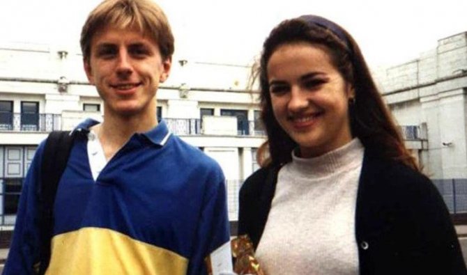 Маргарита Дробязко и Повилас Ванагас в молодости