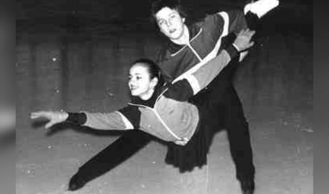 Маргарита Дробязко и Повилас Ванагас юности