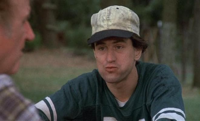 Роберт де Ниро (кадр из фильма «Бей в барабан медленно»)