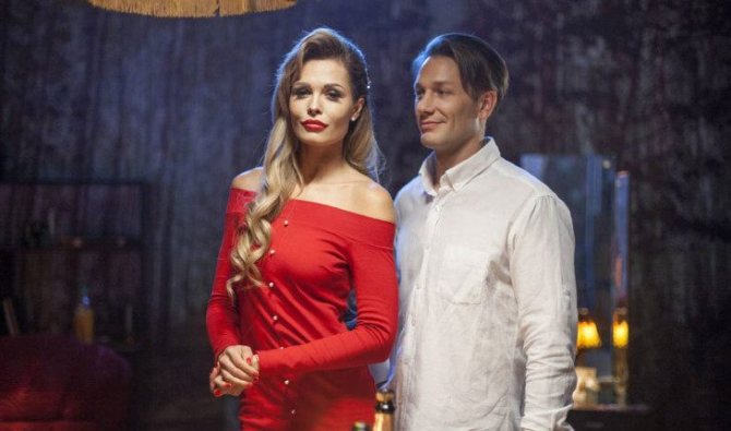 С Марией Горбань на съемках фильма «Неваляшка»